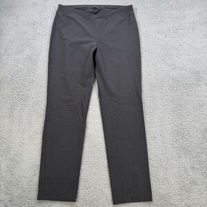 Eileen Fisher Pants Womens S Grey Pull On Stretch Comfort Casual